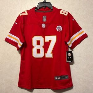 Ladies fit NFL Travis Kelce 87 Jersey size XXL.